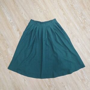 Hot & Delicious Green A-Line Skirt